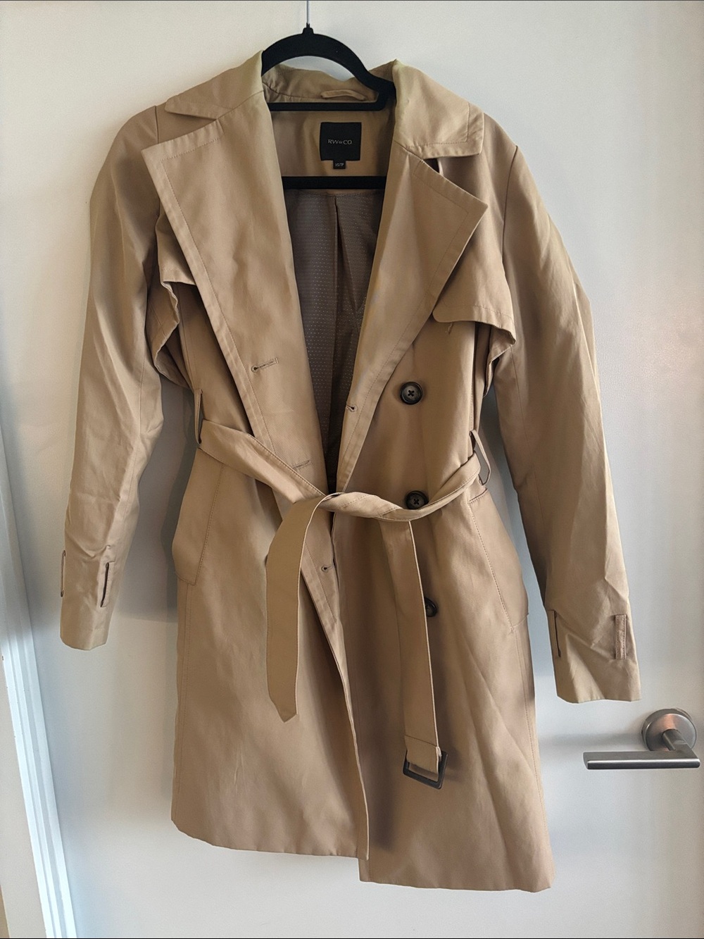 Camel Coat with Belt